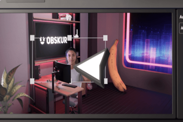 Interfaz de la aplicación para transmitir en vivo